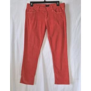 Mother Designer The Looker Crop Jeans In Little Bit Country Cord 29 Low Rise